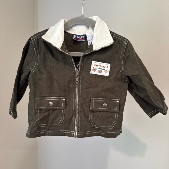 Vintage Baby Woodland Adventure Jacket - Olive Green - Picture 1 of 6